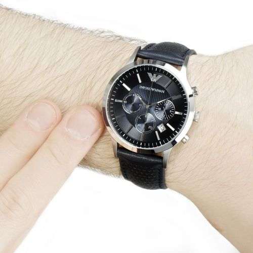 EMPORIO ARMANI RENATO CHRONO WATCH-EXQUISITE FORMAL STYLE!!++BRAND NEW IN BOX++WOW!!