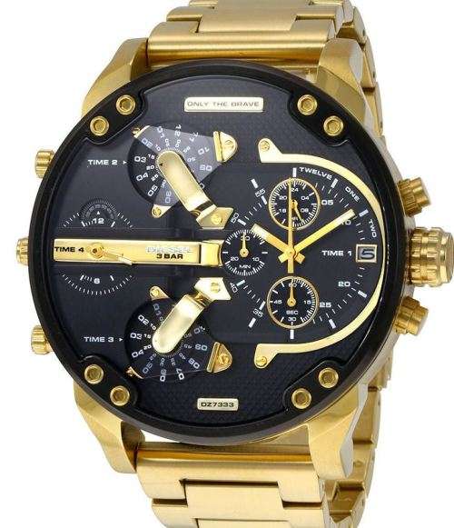 DIESEL 2.0 DZ7333 XXL BIG DADDY 57mm 4 TIMEZONE Watch+R8999.99++BRAND NEW IN BOX++AWESOME!!!