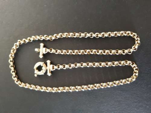 MINT 9 CT (375) Solid Gold Ladies Bracelet and Necklace Set (27.9 Gram) INVEST IN GOLD NOW!!