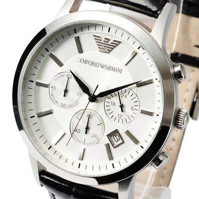 EMPORIO ARMANI RENATO CHRONO WATCH-EXQUISITE STYLE!!++BRAND NEW IN BOX++