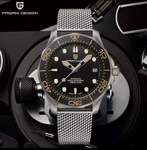 Pagani Design Iconic Seamaster Automatic 24 Jewels Seiko NH35A