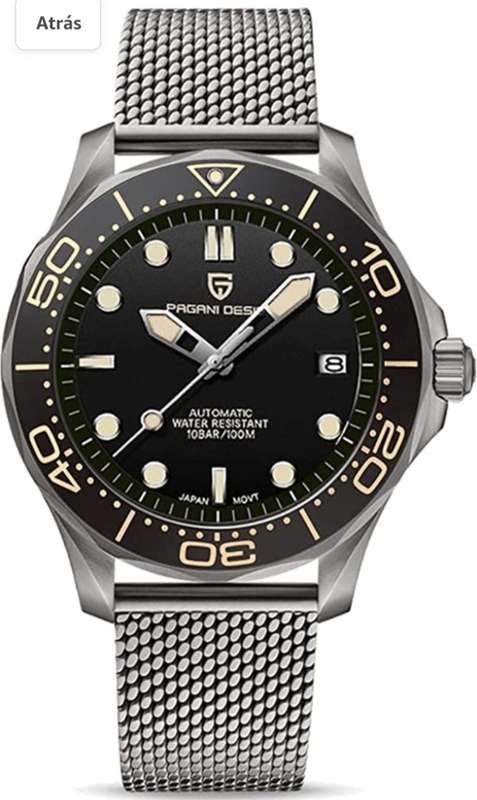 Pagani Design Iconic Seamaster Automatic 24 Jewels Seiko NH35A