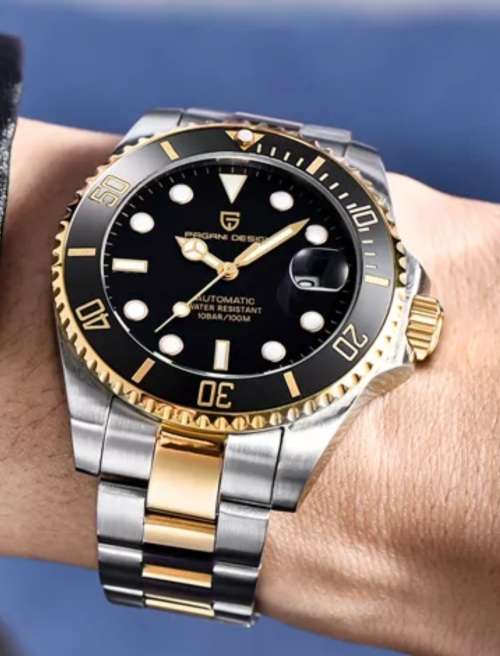 Pagani Sapphire 43mm Submariner Seiko 24 Jewels **FULLY LOADED!!