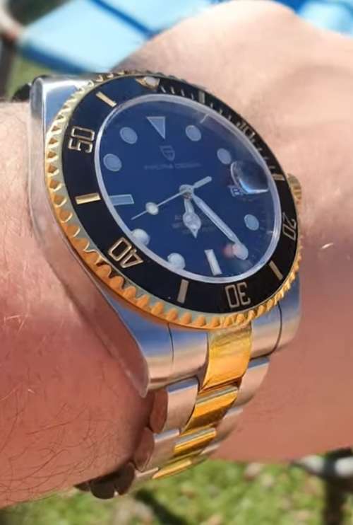 Pagani 43mm Submariner Automatic 24 Jewels Seiko NH35A**Top Brand**