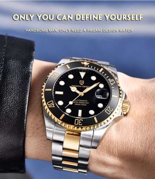 Pagani Sapphire 43mm Submariner Seiko 24 Jewels **FULLY LOADED!!