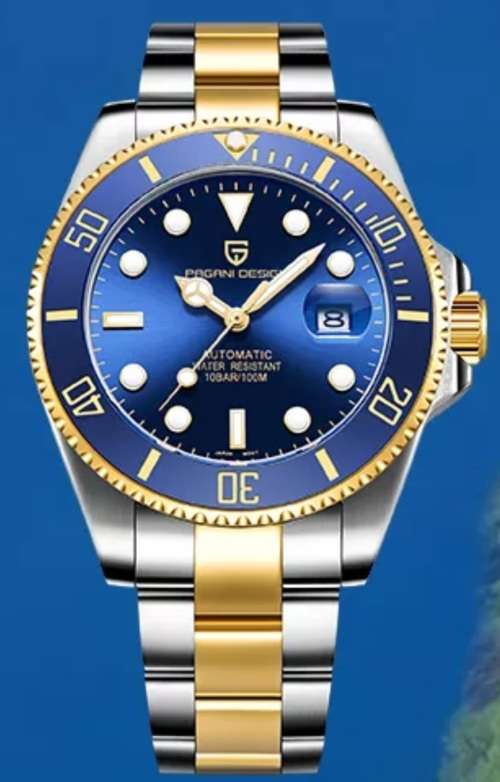 Pagani 43mm Submariner Automatic 24 Jewels Seiko NH35A**Top Brand**