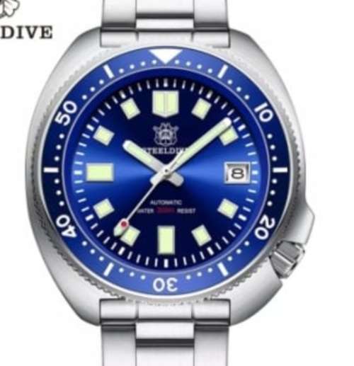 King Turtle Captain Willard 1970 Automatic Steeldive 200m