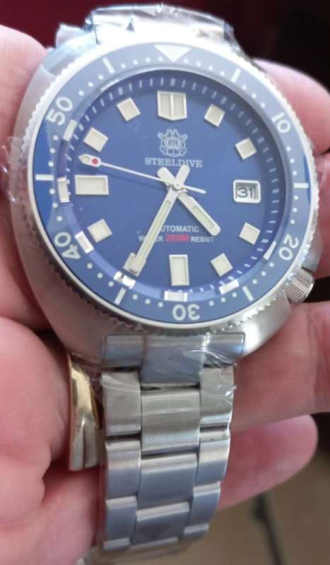 STEELDIVE Bluedial Captain Willard 6105 Homage 200m Sapphire Crystal