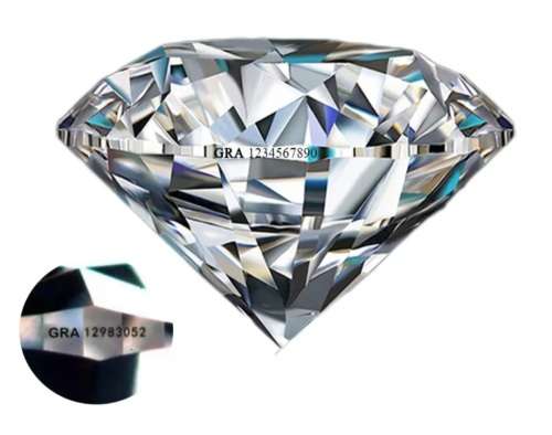 Stock Clearance:-GRA-1CT/6.5mm D-VVS1 Moissanite Lab Created