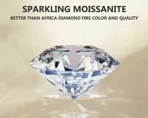 Stock Clearance:-GRA-1CT/6.5mm D-VVS1 Moissanite Lab Created