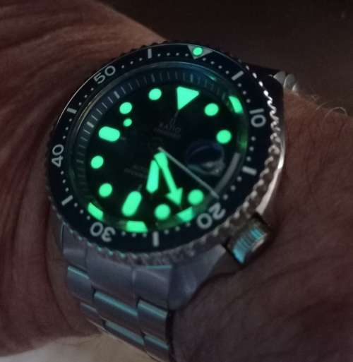 FREEDIVER 200M-RATIO [SKX007 HOMAGE ] SAPPHIRE CRYSTAL! WITH SEIKO NH35A MVT 24 JEWELS!