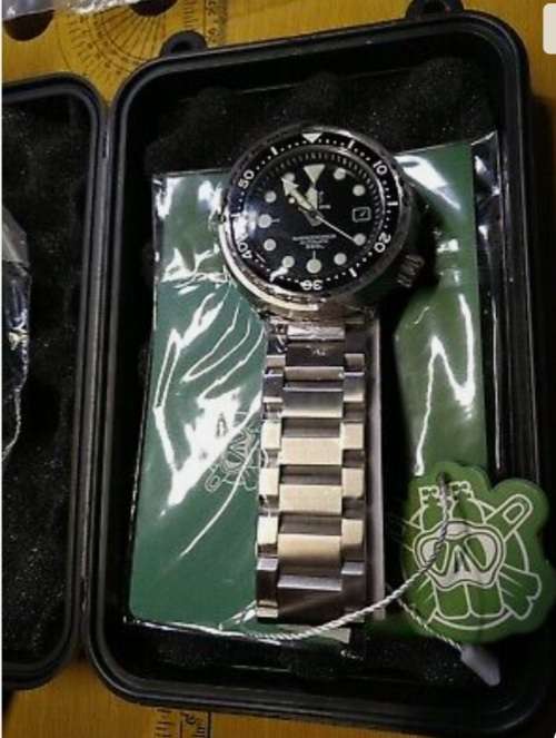 STEELDIVE 300M SERIOUS MARINE DIVER TUNA CAN SEIKO NH35A MVT 24 JEWELS IN STOCK!!