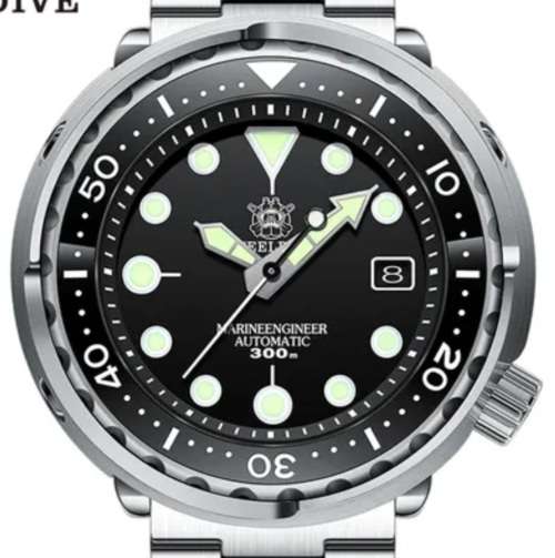 STEELDIVE 300M SERIOUS MARINE DIVER TUNA CAN SEIKO NH35A MVT 24 JEWELS IN STOCK!!