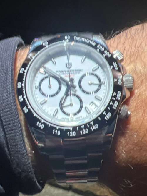 L@@K!! Pagani Design-Sapphire Crystal Speedway Seiko Chrono VK63 Mvt.