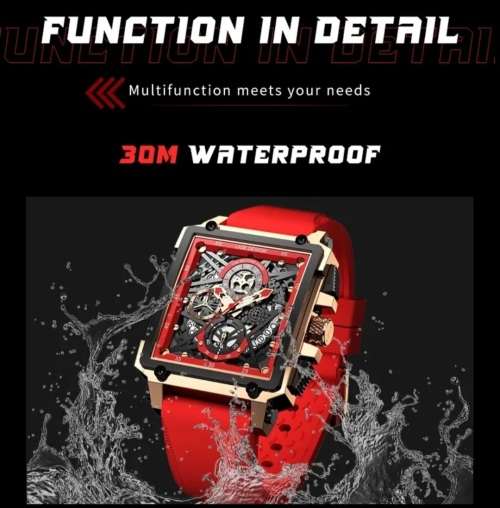 Wow!!!  Ferrari Red Sport Chronograph Lige Gents watch!!