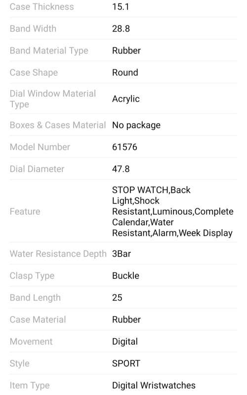 WoW!! New Synoke Hiking Sportwatch Led big reader