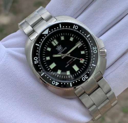 BARGAIN-STEELDIVE 6105 200M SD1970 SEIKO NH35A MVT 24 JEWELS !