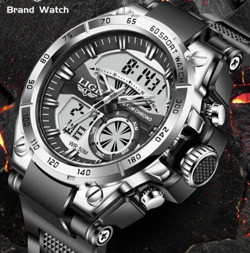 BREATHTAKING!! LIGE GENTS SPORTWATCH NEW IN BOX