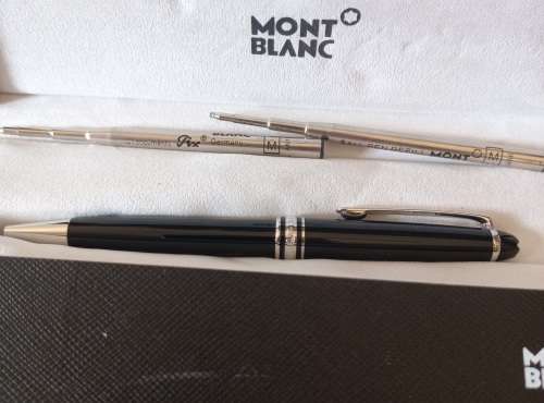 MONT BLANC MEISTERSTUK CLASSIC BLACK ROLLERBALL PEN-LATE ESTATE ITEM.