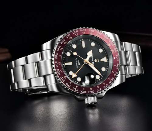 WOW!!-WORLDTIME GMT-2023 Pagani Design NH34A - SEIKO MVT 24 JEWELS