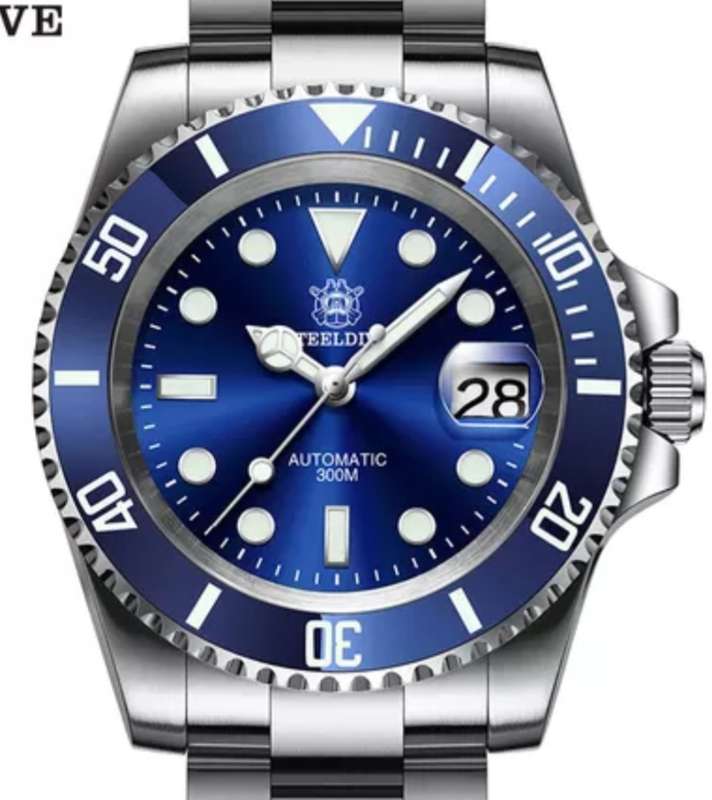 WOW!!-Steeldive 300m Submarine Diver-SEIKO NH35A 24 JEWELS AUTOMATIC