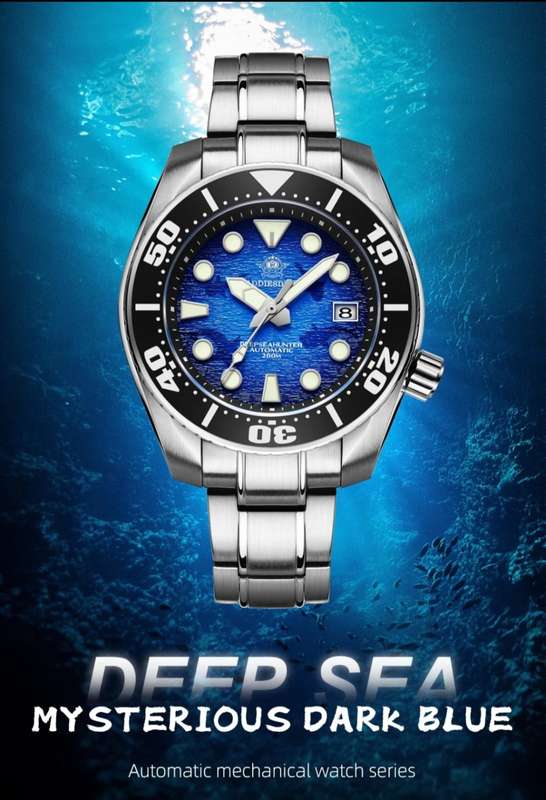 STUNNER!!-WHALE EDITION 200M DEEPSEA-HUNTER DIVERS SEIKO AUTOMATIC NH35A MVT