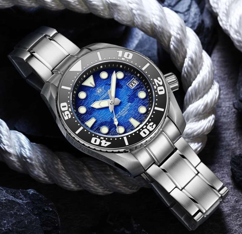 STUNNER!!-WHALE EDITION 200M DEEPSEA-HUNTER DIVERS SEIKO AUTOMATIC NH35A MVT