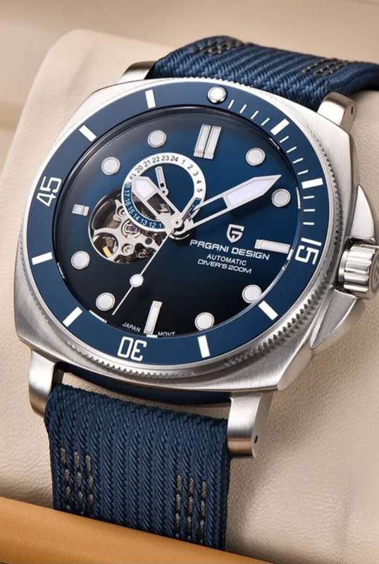 Wow-Bargain!!-OPENHEART PAGANI DESIGN 200m DIVER AUTOMATIC WITH SEIKO TMI NH39A AUTOMATIC MVT