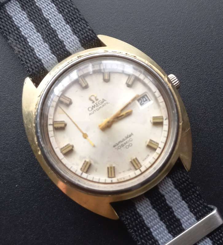 **WOW WORKING**OMEGA AUTOMATIC COSMIC 2000 JUMBO 39MM***READ***.