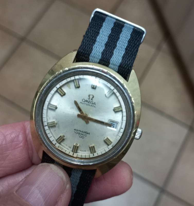 **WOW WORKING**OMEGA AUTOMATIC COSMIC 2000 JUMBO 39MM***READ***.