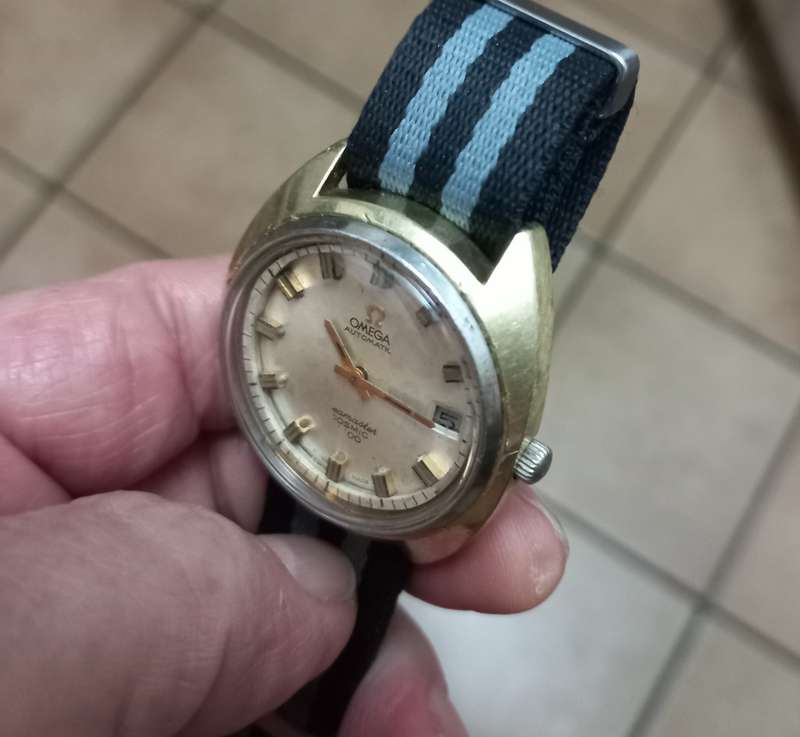 **WOW WORKING**OMEGA AUTOMATIC COSMIC 2000 JUMBO 39MM***READ***.