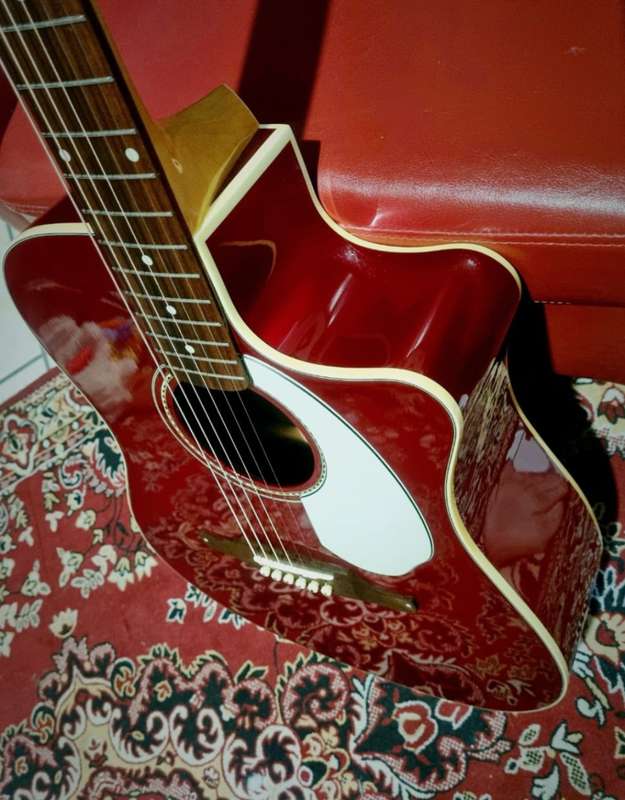 Fender Sonoran SCE Candy Apple Red Acoustic / Electric Guitar