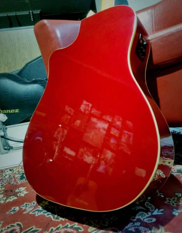Fender Sonoran SCE Candy Apple Red Acoustic / Electric Guitar