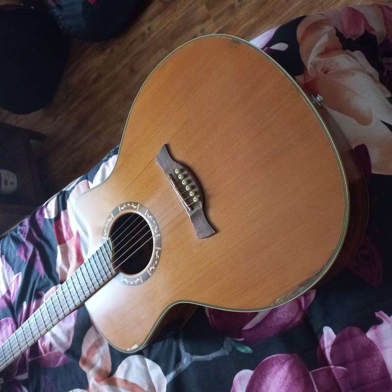 Crafter GAE18/N Grand Auditorium Acoustic/Electric Guitar Fair Condition!!