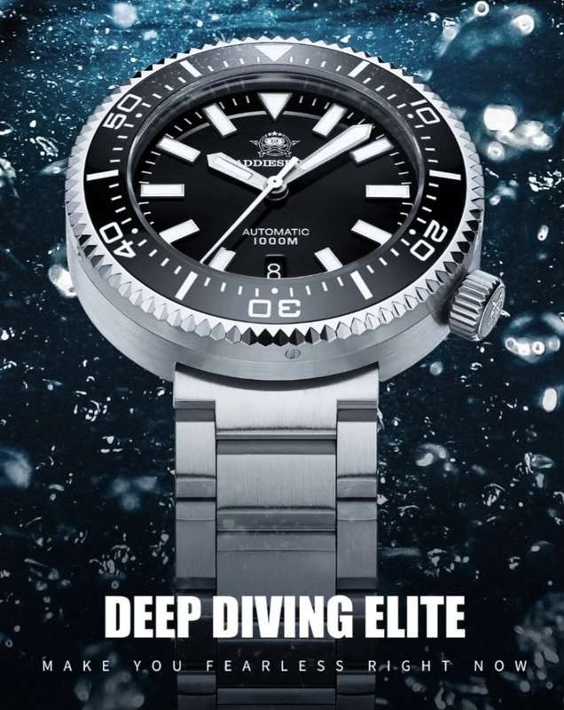 WOW-Spectacular!!-1000m Deapsea Diver Addies 6H Automatic Seiko mvt With Helium safety valve!!