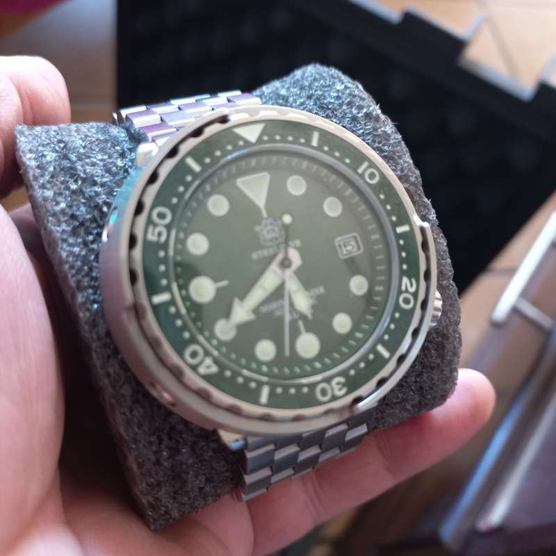 Steeldive 300m Marine Engineer Automatic Seiko Tuna Homage NH35A MVT