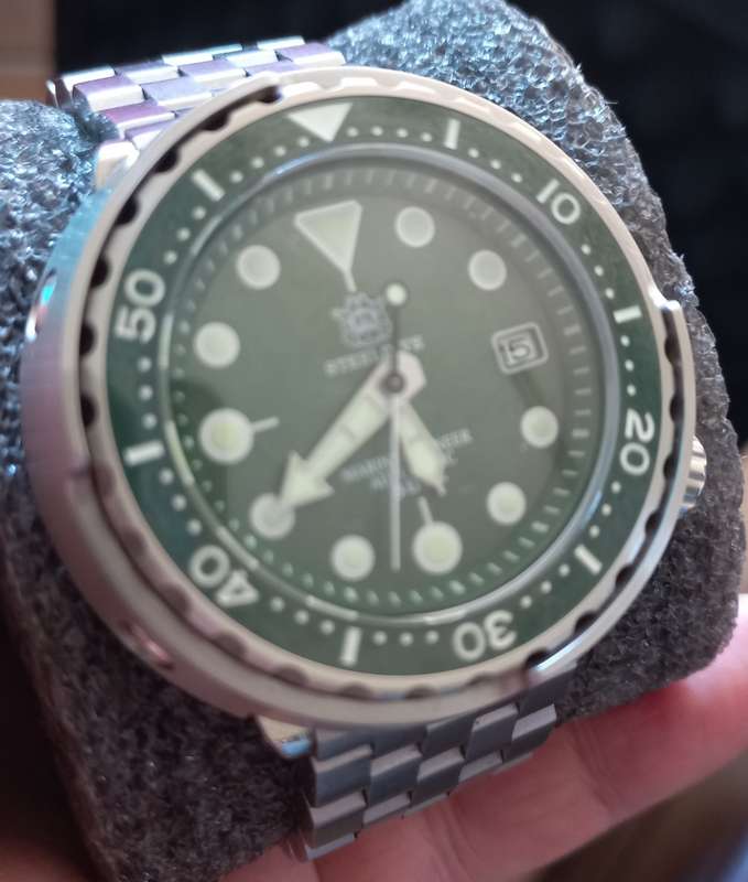Steeldive 300m Marine Engineer Automatic Seiko Tuna Homage NH35A MVT