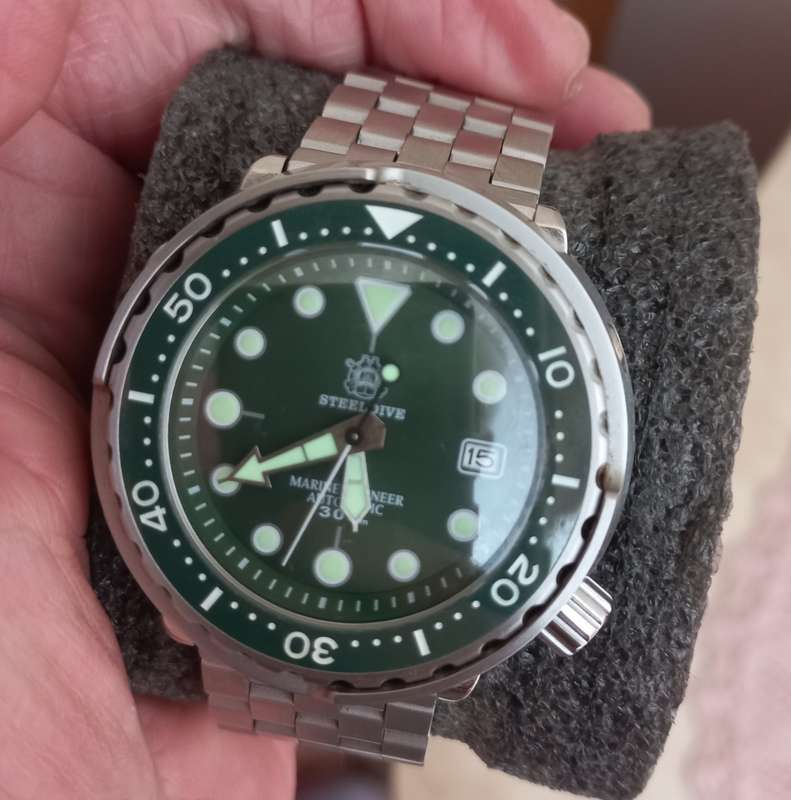 Steeldive 300m Marine Engineer Automatic Seiko Tuna Homage NH35A MVT