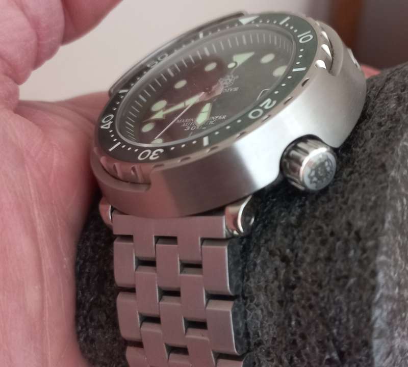 Steeldive 300m Marine Engineer Automatic Seiko Tuna Homage NH35A MVT