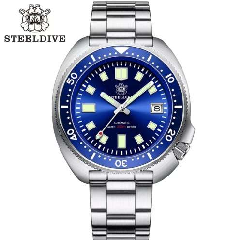 King Turtle Captain Willard 1970 Automatic Steeldive 200m