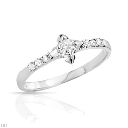 .25CT New Ring With Genuine Diamonds 14K White Gold