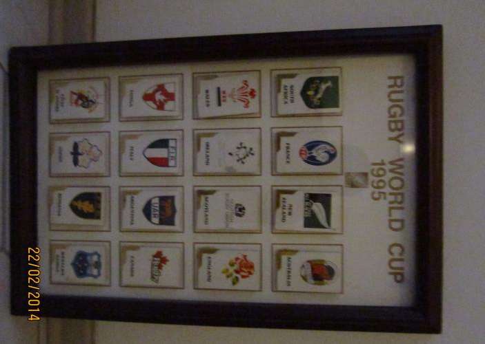 RUGBY WORLD CUP 1995 CASE FRAME