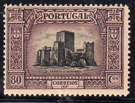 PORTUGAL 1927 2nd INDEPENDENCE ISSUE 80c FINE MOUNTED MINT. SG 737. CAT 14,50 POUNDS.