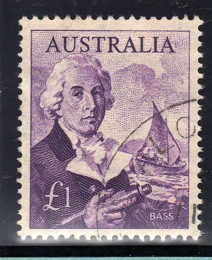 AUSTRALIA 1963 DEFINITIVE I POUND V.F.U. SG 359. CAT 16 POUNDS.