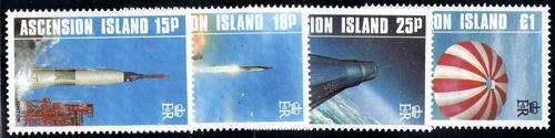 ASCENSION 1987 25TH ANNIV FIRST AMERICAN MANNED EARTH ORBIT SET OF 4 U.M.M. SG 428-31.