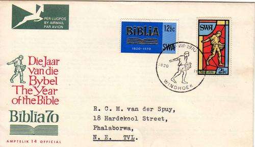SWA 1970 FDC NO 2. CAT R120 (2015)