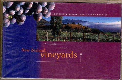 NEW ZEALAND 1997 "VINEYARDS" MINIATURE SHEET BOOKLET OF 7 MINI SHEETS. SG MS 2063. CAT 15 POUNDS.