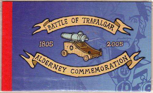 ALDERNEY 2005 "BICENT BATTLE OF TRAFALGAR" BOOKLET UMM. SG A253-58. CAT 24,60 POUNDS FOR STAMPS ONLY