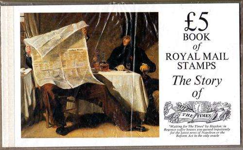 GREAT BRITAIN 1985 "THE TIMES" PRESTIGE BOOKLET UMM SG DX6. CAT 22 POUNDS.