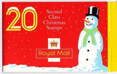 GREAT BRITAIN 1990 CHRISTMAS BOOKLET UMM SG LX1 CAT 11 POUNDS.